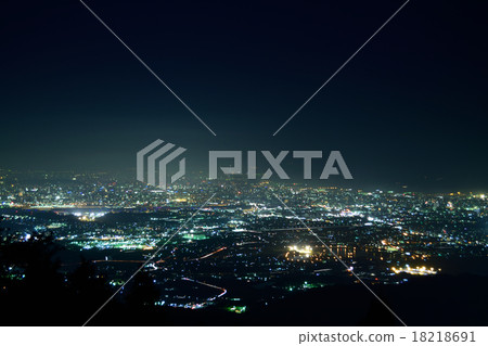 從Wakasugi-yama的夜景 18218691