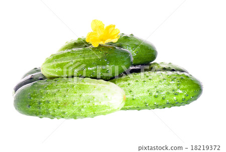 Green cucumbers  18219372