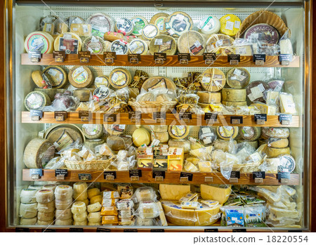 cheese in a shop 18220554