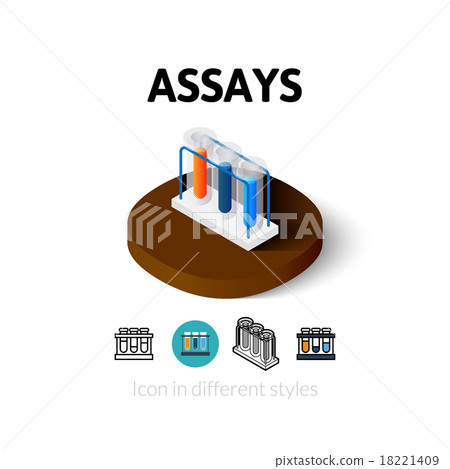 Assays icon in different style 18221409