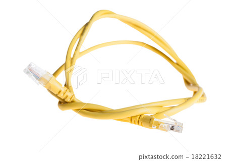 yellow wire closeup 18221632