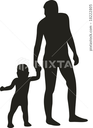 Family silhouette 04 Family silhouette 04 18222805