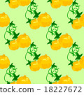 pumpkin with leaves 18227672