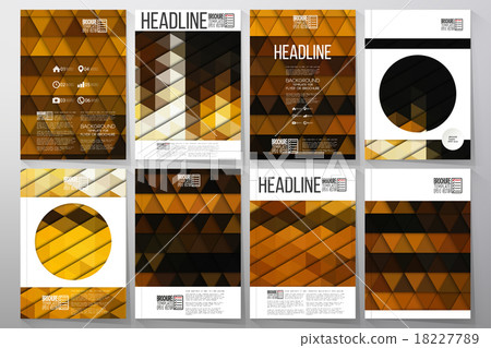 Business templates for brochure, flyer or booklet 18227789