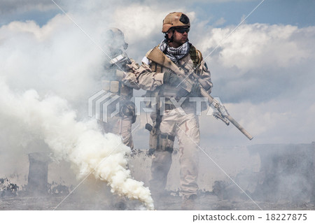 Navy SEALs in action  18227875