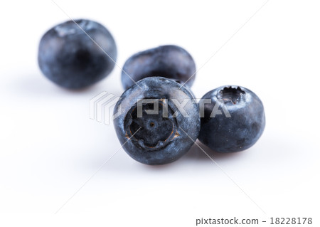 Blueberries on white background 18228178