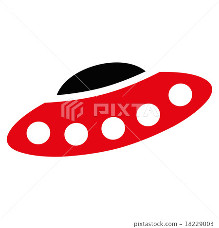 Visitors Spaceship Flat Icon 18229003