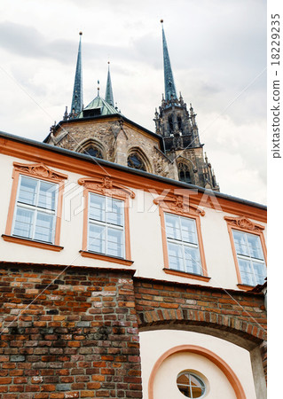 town wall and Cathedral of St Peter and Paul, Brno 18229235
