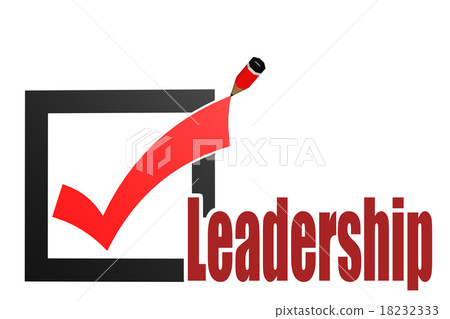 Check mark with leadership word Check mark with leadership word 18232333