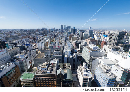 名古屋市觀看名古屋車站方向 18233154