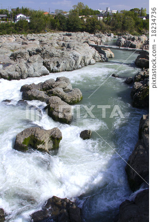 "Scenic spot" Kayutonada (Flying Ayu, Ayu's fishing landmark) / Kato, Hyogo Prefecture 18234736
