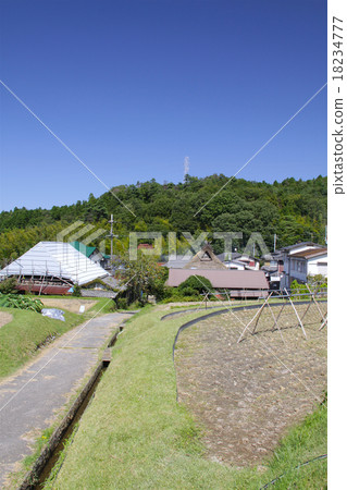 Nishinomiya Nishinomiya City Funaka Pass村北部/早秋/收穫季節/ Hyogo ken Nishinomiya市山口町Kuronosaka 18234777