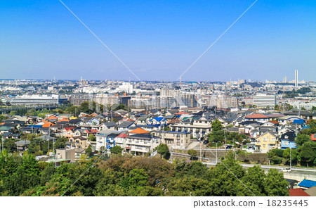 Residential area in the suburbs 18235445