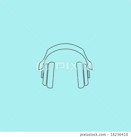 retro headphone 18236418