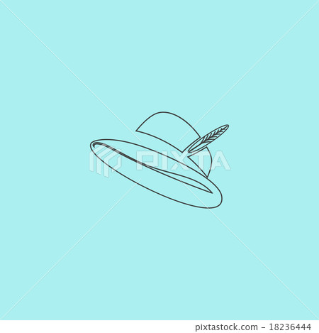 hat with a feather 18236444