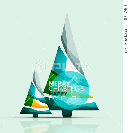 Christmas tree with message board Christmas tree with message board 18237461