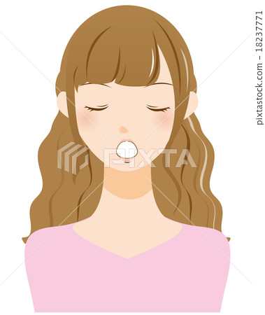 Woman with closed eyes Woman with closed eyes 18237771
