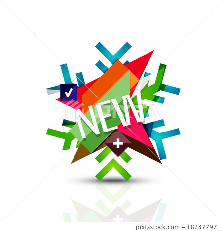 New sale tag, badge for Christmas New sale tag, badge for Christmas 18237797