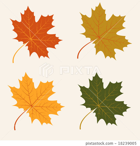 Abstract background with autumn maple leaves - Stock Illustration ...