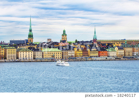 Stockholm, Sweden cityscape from the port. Stockholm, Sweden cityscape from the port. 18240117