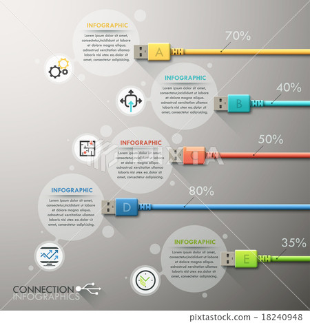 Modern infographic option template 18240948