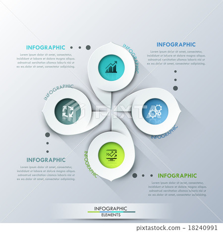 Modern infographics options banner. Modern infographics options banner. 18240991