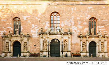 Facade of Saint Peters Church in Riga, Latvia. 18241753