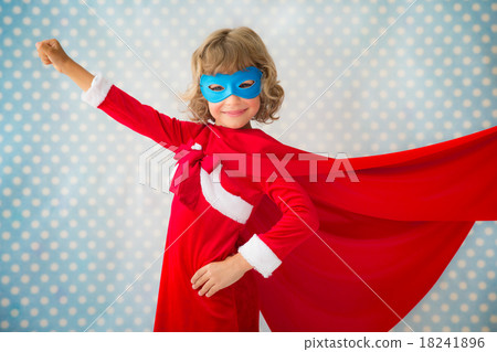Superhero kid in Christmas Superhero kid in Christmas 18241896