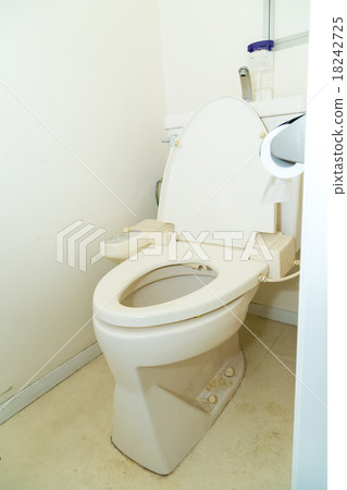 Old toilet filthy toilet dirty toilet before cleaning before renovation 18242725