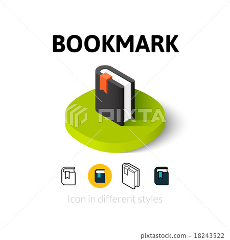 Bookmark icon in different style 18243522