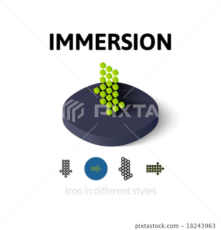 Immersion icon in different style Immersion icon in different style 18243963