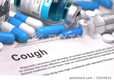 Cough Diagnosis. Medical Concept. 18244014