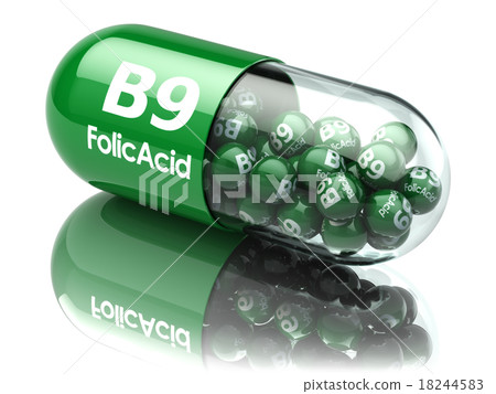 Pills with b9 folic acid element.  Pills with b9 folic acid element.  18244583