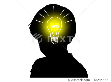 An image of a boy who came up with an idea An image of a boy who came up with an idea 18245356