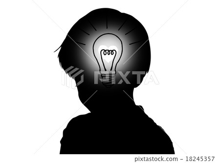 An image of a boy who came up with an idea An image of a boy who came up with an idea 18245357