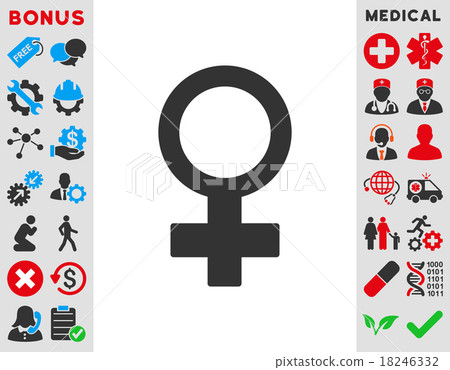 Female Symbol Icon Female Symbol Icon 18246332