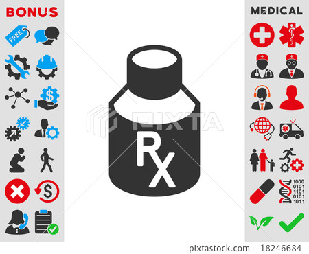 Receipt Vial Icon Receipt Vial Icon 18246684