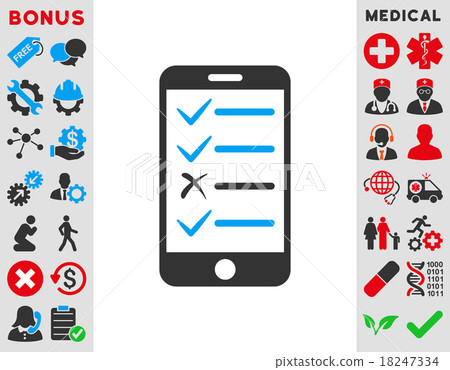 Mobile Test Icon 18247334