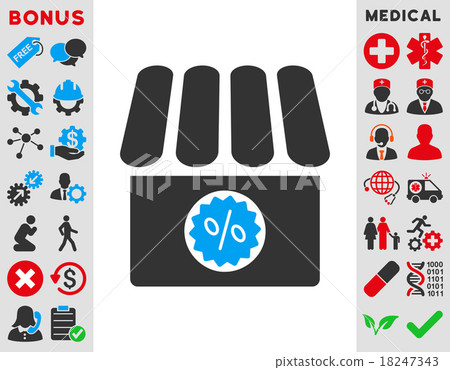 Drugstore Sale Icon Drugstore Sale Icon 18247343