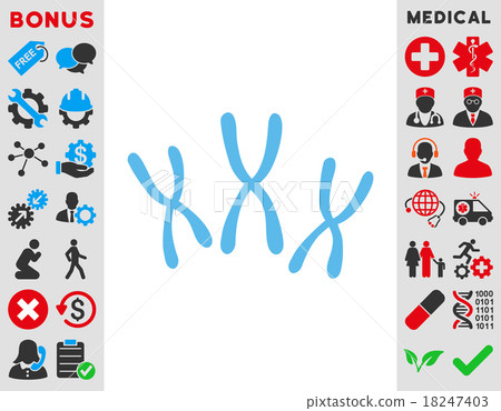 Chromosomes Icon 18247403