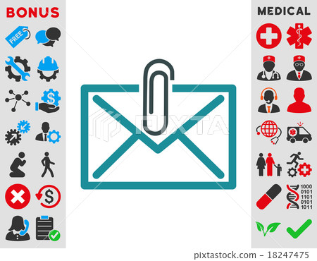 Mail Attachment Icon Mail Attachment Icon 18247475