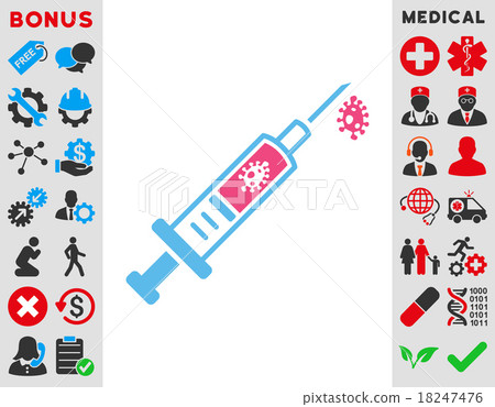 Infection Injection Icon Infection Injection Icon 18247476