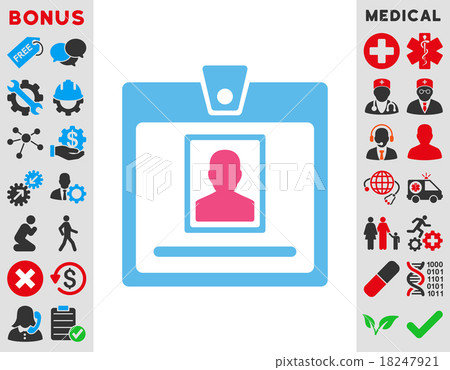 Person Badge Icon Person Badge Icon 18247921