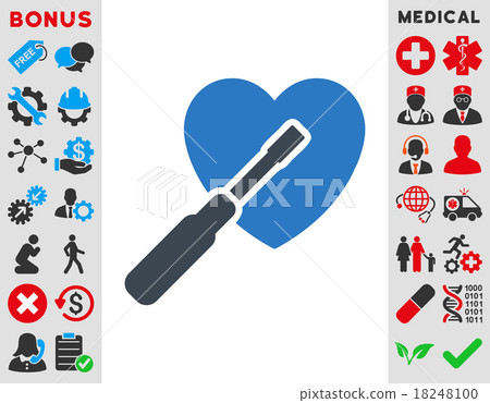 Heart Tuning Icon Heart Tuning Icon 18248100