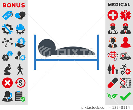 Patient Bed Icon Patient Bed Icon 18248114