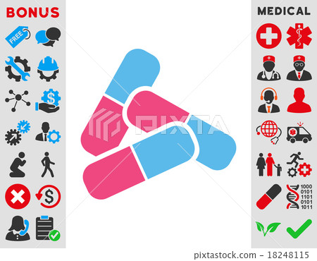 Pills Icon Pills Icon 18248115