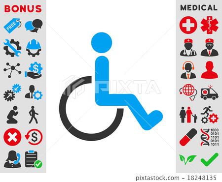 Disabled Person Icon Disabled Person Icon 18248135