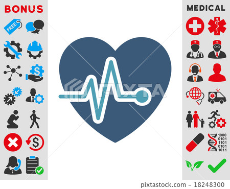 Heart Pulse Icon 18248300