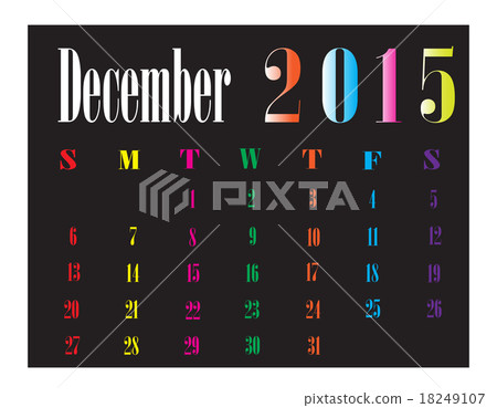 Calendar December 2015 Calendar December 2015 18249107