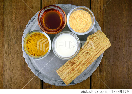 Myanmar Luxuary facial mask with Tanaka. Myanmar Luxuary facial mask with Tanaka. 18249179